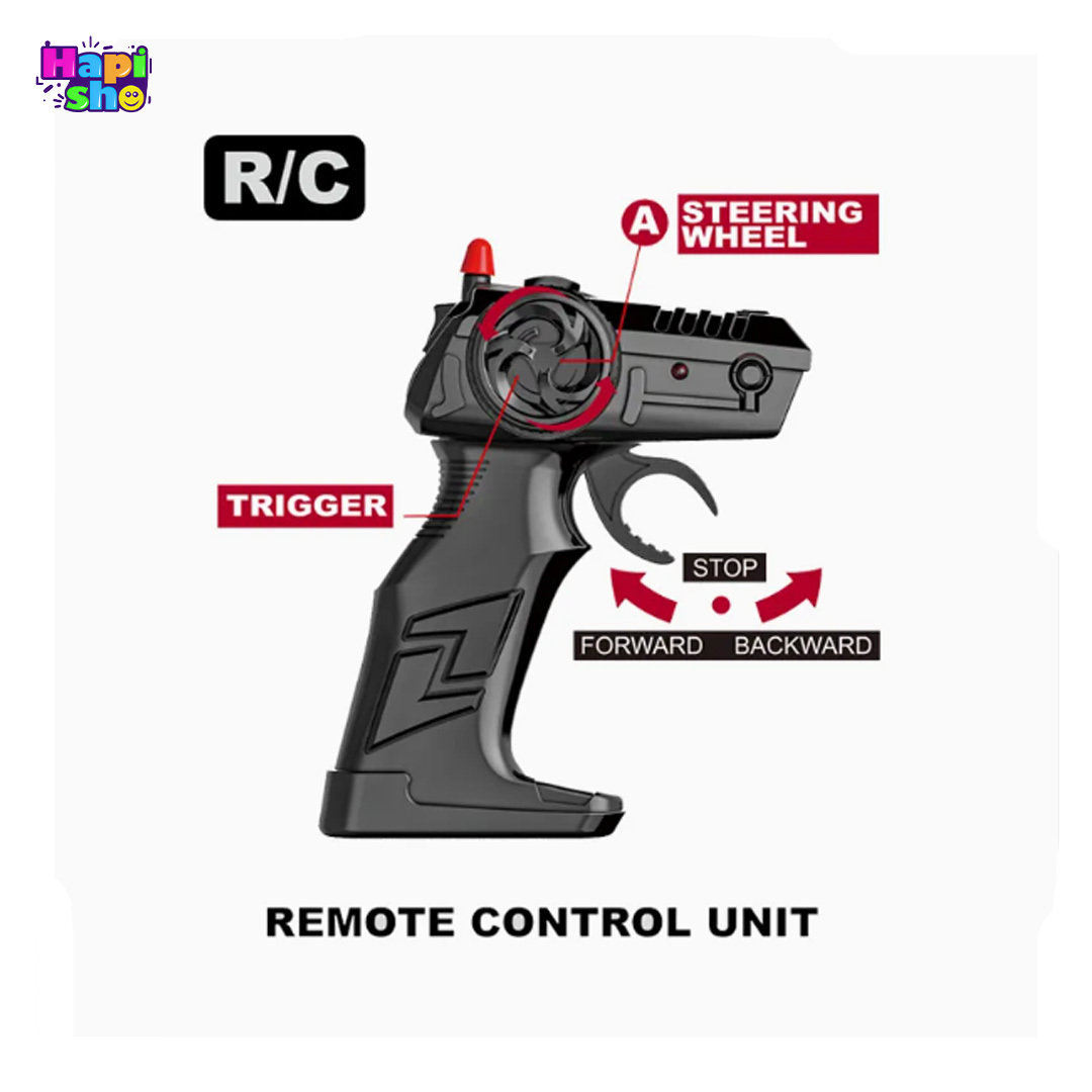 مشخصات کلی ریموت کنترل تفنگی ماشین کنترلی آفرود