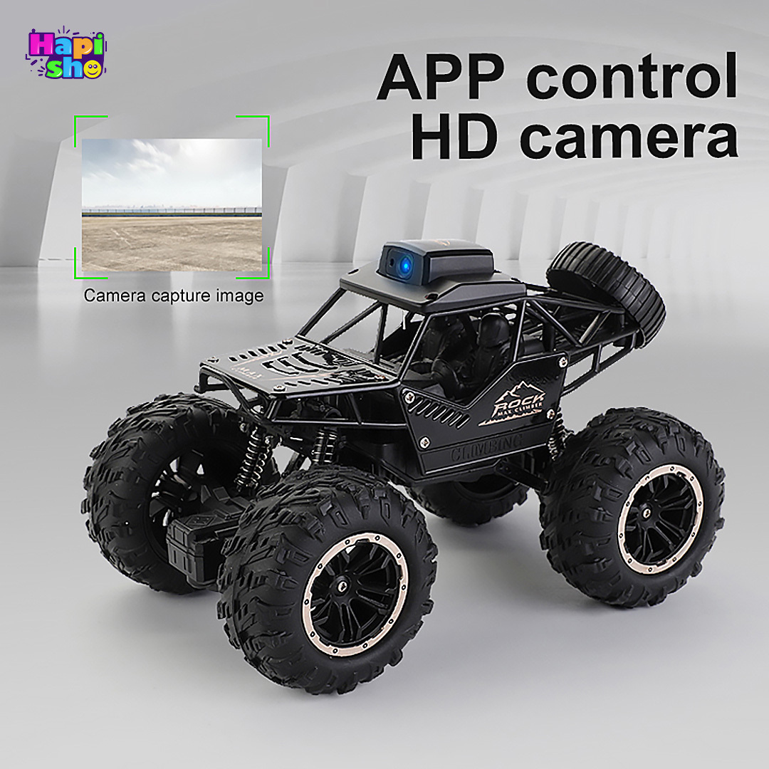  قابلیت عکس گرفتن با ماشین کنترلی آفرود دوربین‌دار شارژی با چراغ مدل CLIMBING OFF-ROAD–اسباب بازی 