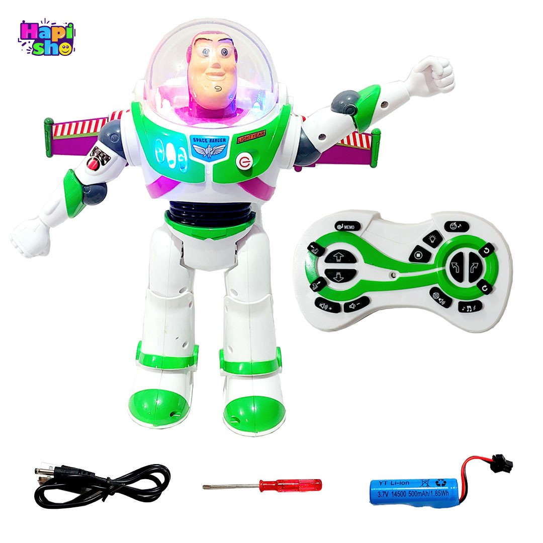  اسباب بازی بازلایتر کنترلی شارژی با موزیک و چراغ مدل TOY STORY 5_اسباب بازی 