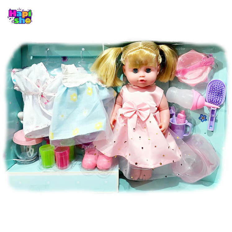 عروسک دخترانه بیبی توبی 6 کاره با وسایل Baby Toby 6 Fumctions–اسباب بازی عروسک دخترانه