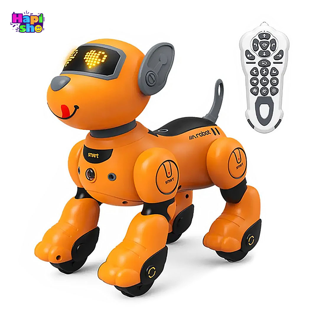  خرید ربات سگ کنترلی هوشمند سنسوردار مدل INTELLECT VOICE STUNT DOG–اسباب بازی ربات 