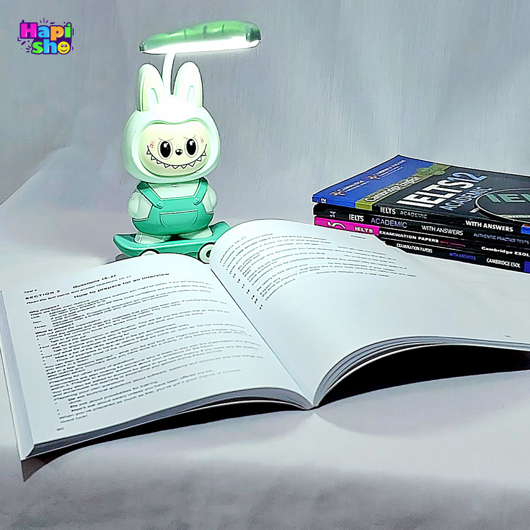 قیمت چراغ مطالعه فانتزی لبوبو با باتری شارژی مدل Cute Table Lamp–اکسسوری کودک