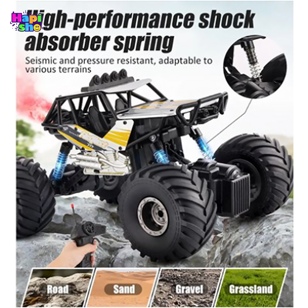 خرید ماشین کنترلی آفرود دودزا با چرخهای بزرگ و باتری شارژی TRUCK SPORT