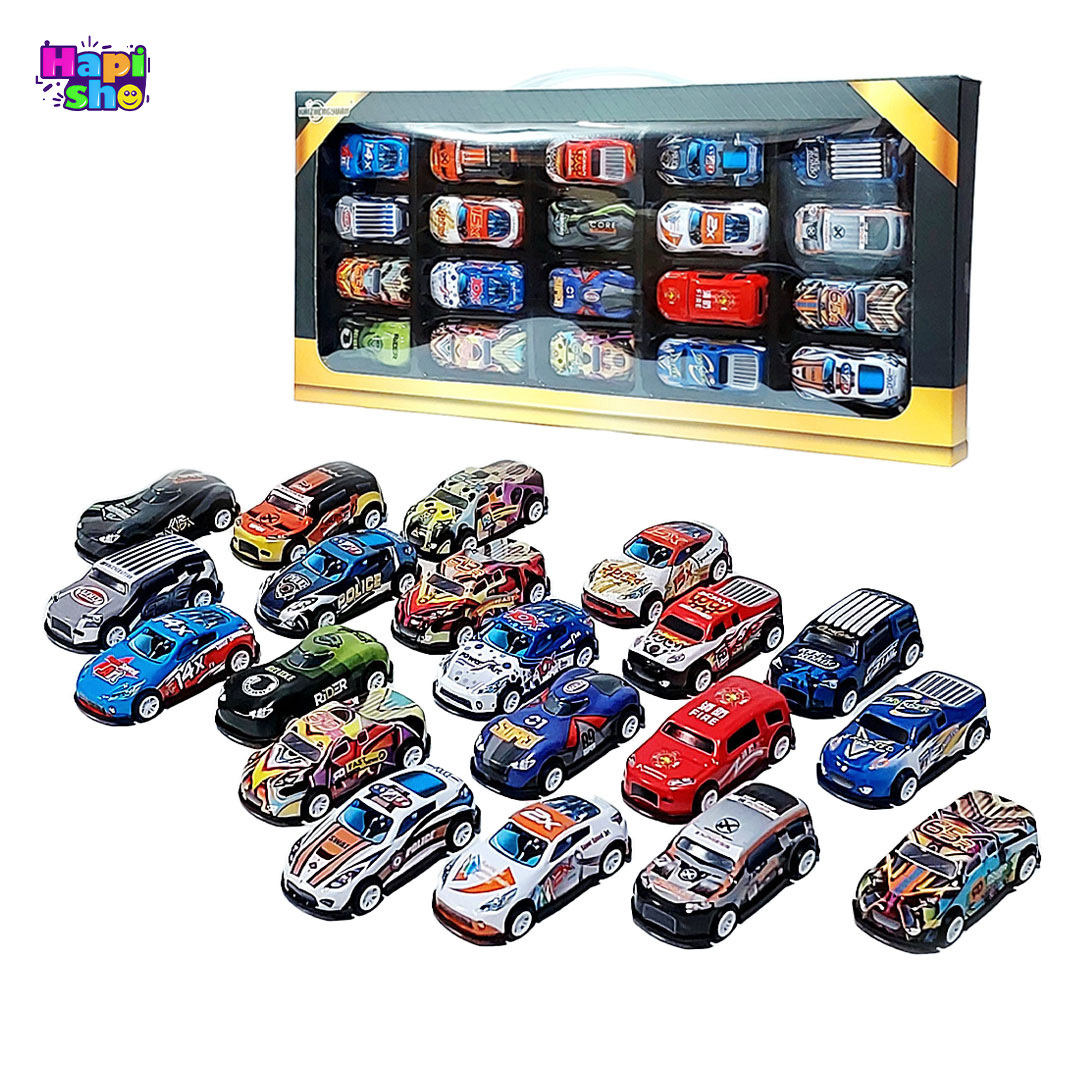  ماشین عقب کش فلزی خارجی ۲۰ عددی با تنوع مدل و رنگ‌بندی 