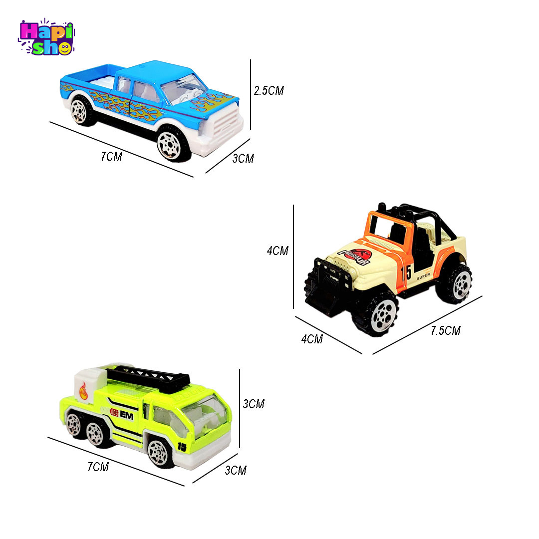 خرید ماشین اسباب بازی کوچک فلزی بسته ای 5 عددی خارجی برند TH 