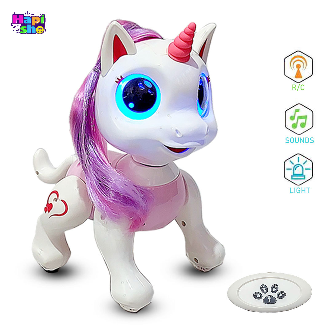  اسباب بازی ربات کنترلی پونی چراغ دار مدل CUTE FRIENDS SMART ANIMAL–اسباب بازی 