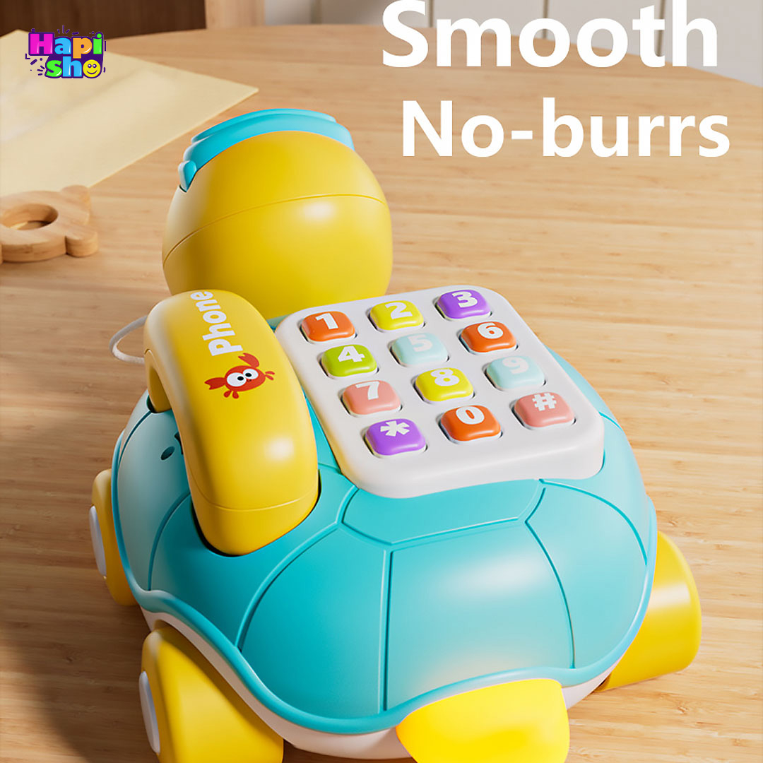 بهترین تلفن اسباب بازی موزیکال کودک مدل لاک پشت Cartoon Turtle Phone