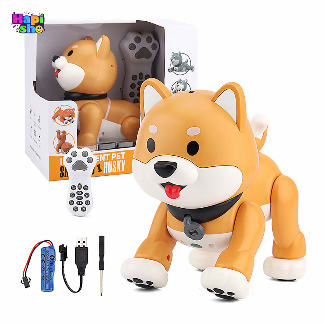 اقلام همراه ربات سگ کنترلی هوشمند شارژی مدل INTELLIGENT PET ROBOT DOG