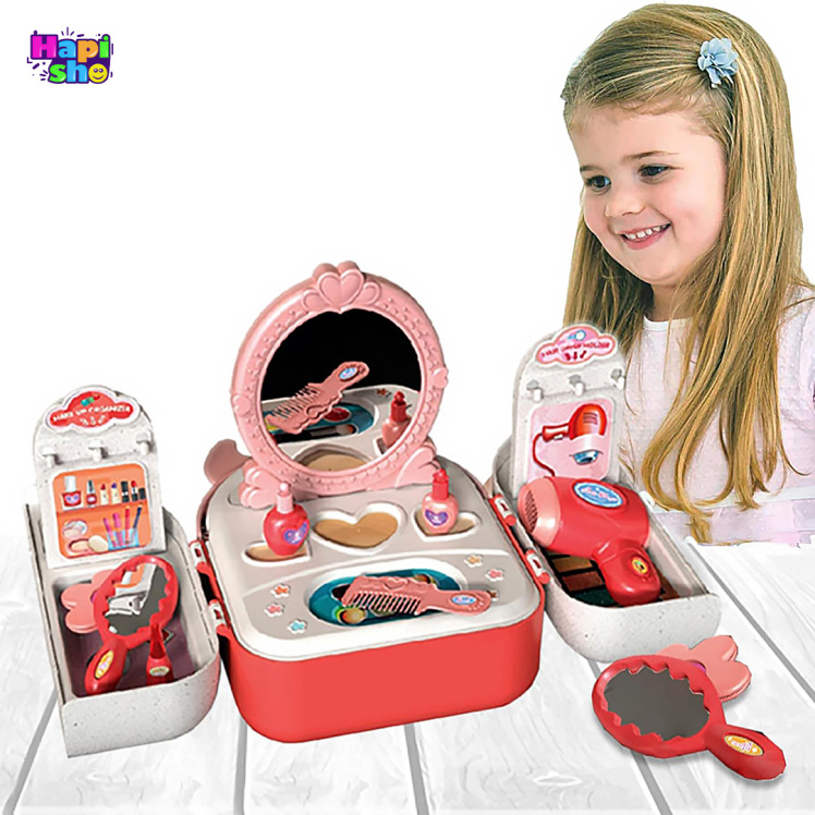 میز آرایش اسباب بازی خارجی 2 در 1 با وسایل مدل Dream Backpack–اسباب بازی