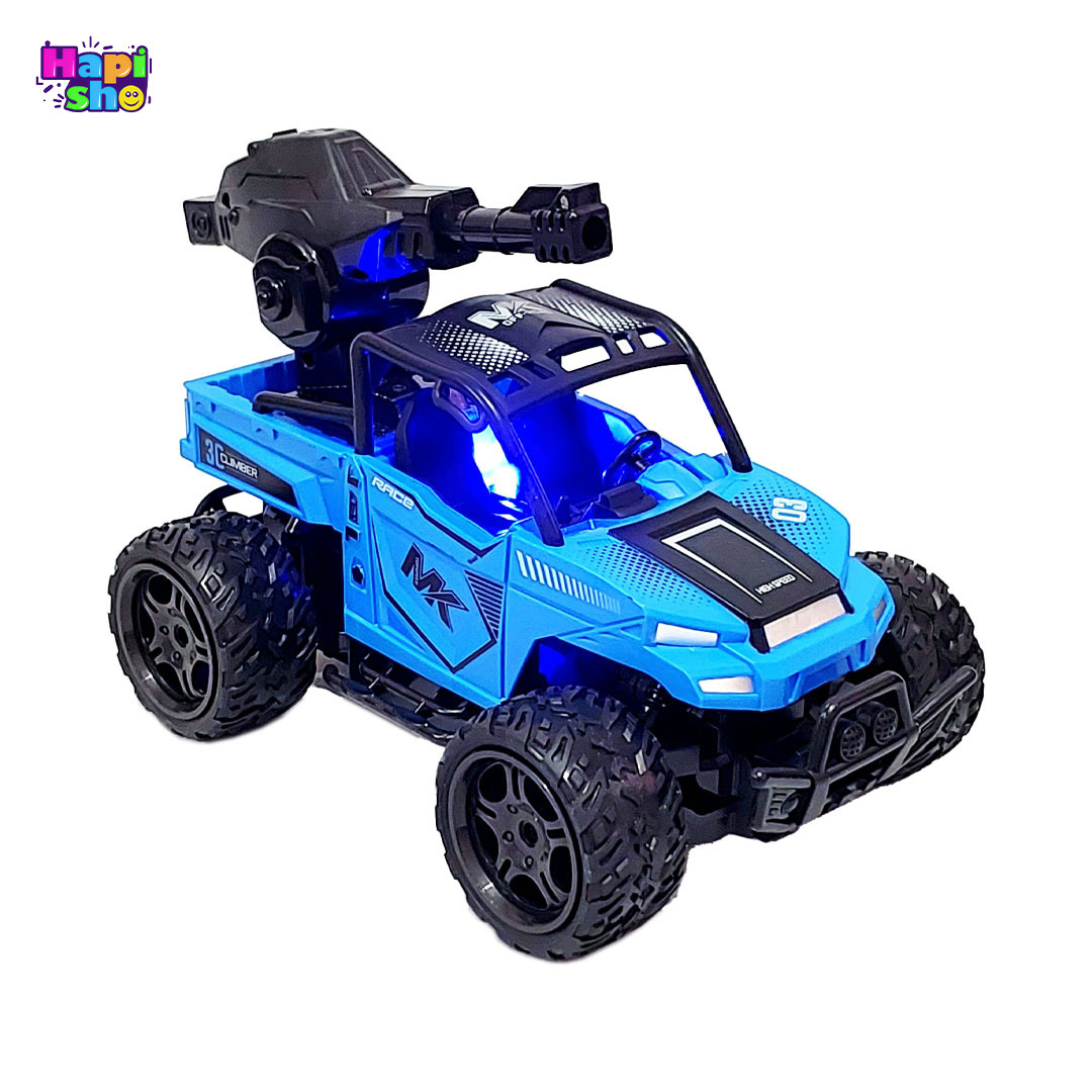  خرید ماشین کنترلی آفرود تیر پرتاب کن با باتری شارژی مدل ROCK WATER BOMB CAR–اسباب‌بازی 