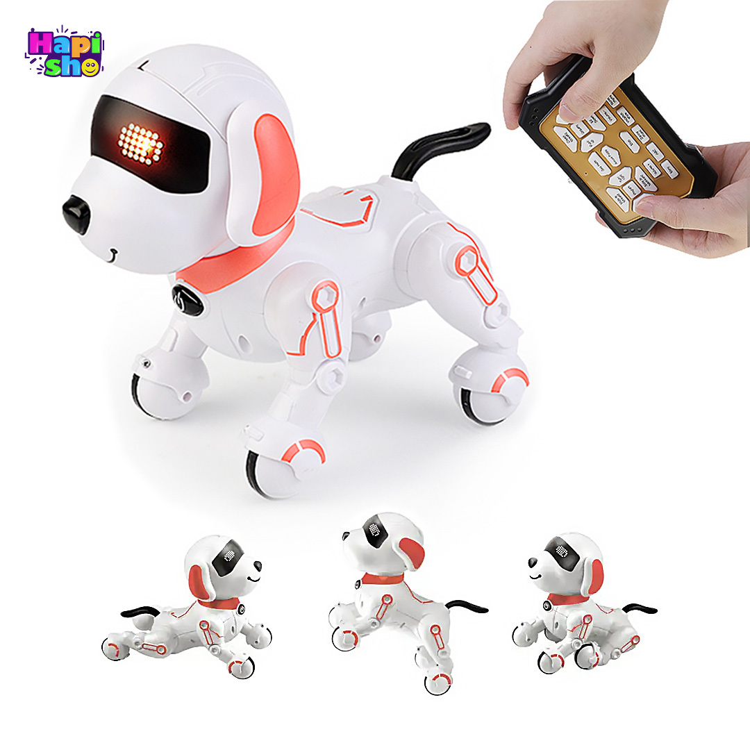  ربات سگ هوشمند سخنگو کنترلی با سنسور و چراغ مدل STUNT DOG–اسباب بازی 