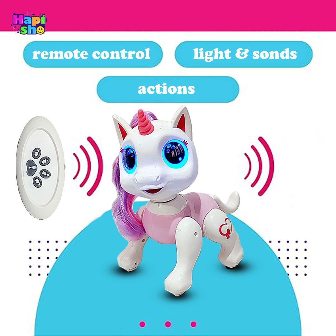  قیمت اسباب بازی ربات کنترلی پونی چراغ دار مدل CUTE FRIENDS SMART ANIMAL–اسباب بازی 