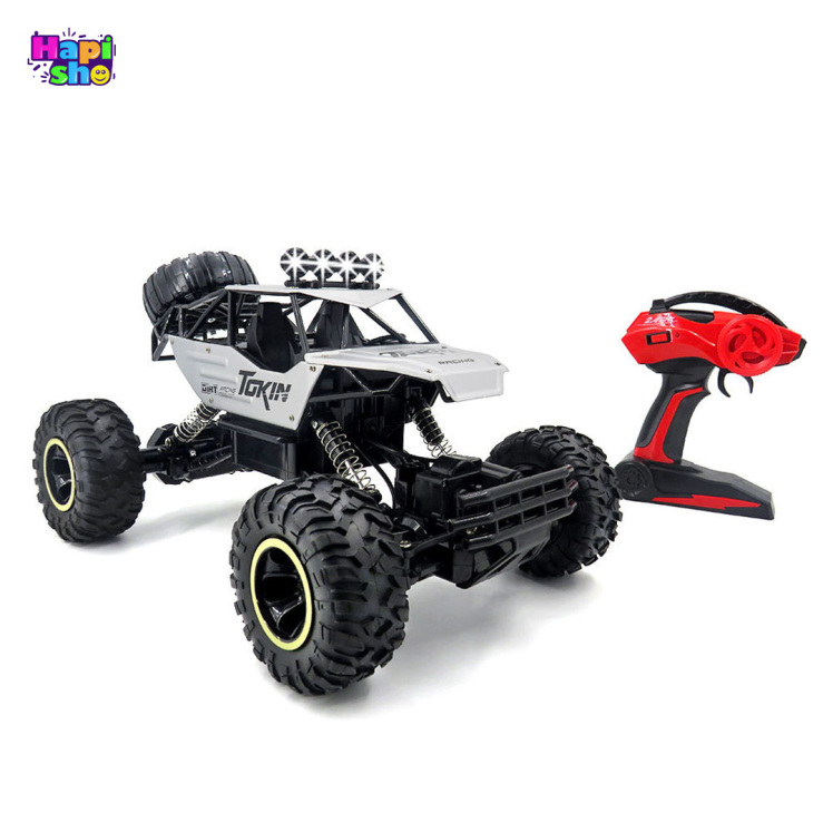 ماشین کنترلی بزرگ آفرود شارژی با بدنه فلزی و ریموت خلبانی ROCK CRAWLER_اسباب بازی