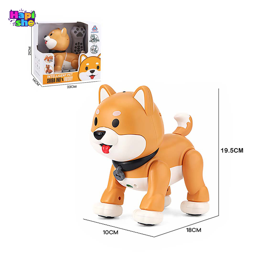 ابعاد و اندازه ربات سگ کنترلی هوشمند شارژی مدل INTELLIGENT PET ROBOT DOG