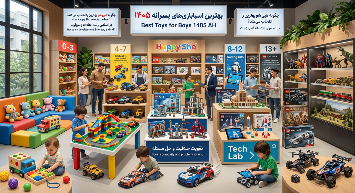 بهترین اسباب بازی پسرانه در سال ۱۴۰۵