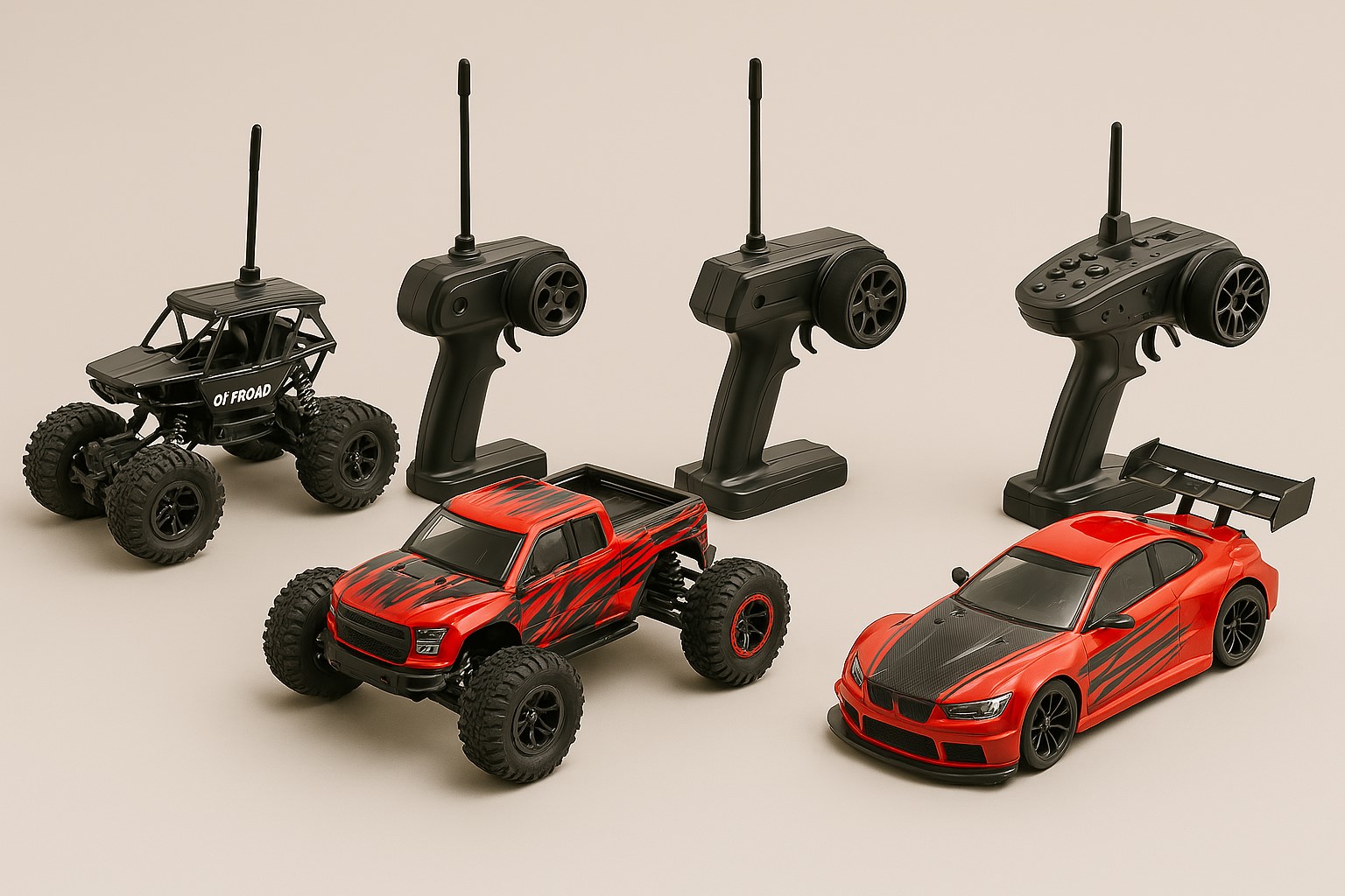 انواع ماشینهای کنترلی مناسب ردههای سنی مختلف از ساده تا حرفهای