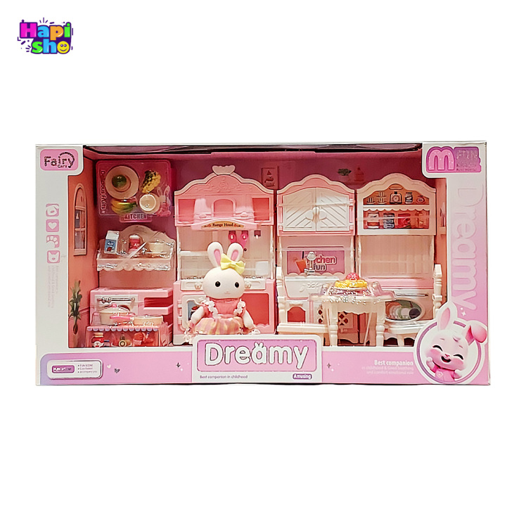 اسباب بازی خانه عروسکی خرگوش مدل آشپزخانه FUN RABBIT PLAY HOUSE