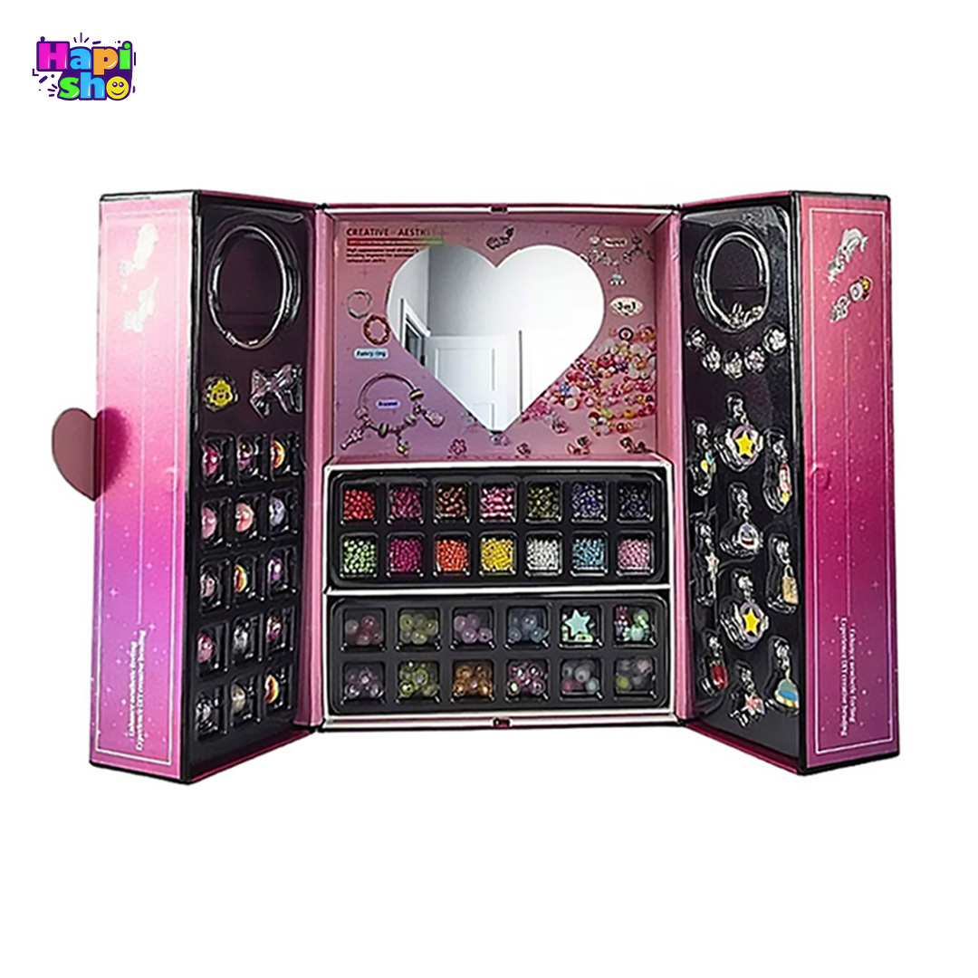  قیمت پک دستبند سازی دخترانه بزرگ ۲۳۸۸ تکه مدل Jewelry Princess's Treasure 