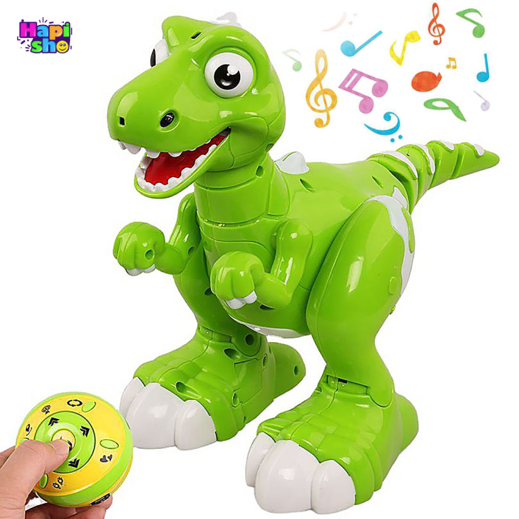 دایناسور کنترلی هوشمند دودزا باقابلیت دنبال‌کنندگی مدل SMART DINOSAURS_اسباب بازی