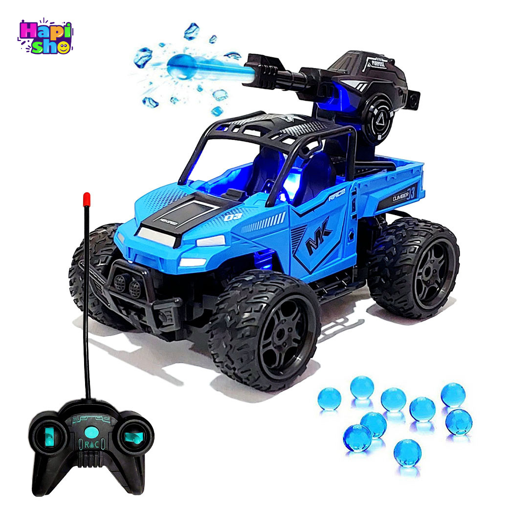  ماشین کنترلی آفرود تیر پرتاب کن با باتری شارژی مدل ROCK WATER BOMB CAR–اسباب‌بازی 