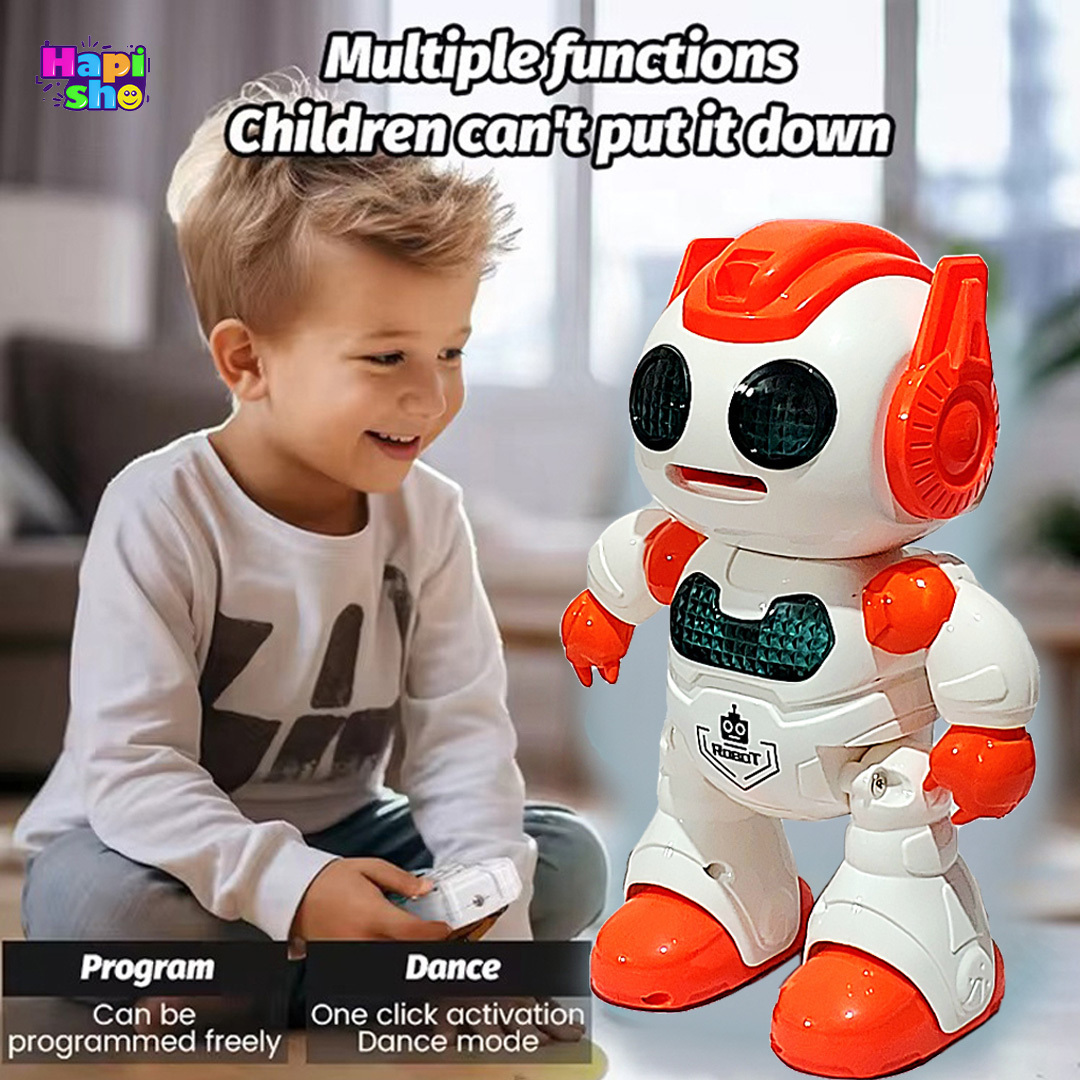  خرید ربات کنترلی دیسک پرتاب کن موزیکال با قابلیت رقص مدل DANCE ROBOT–اسباب بازی 