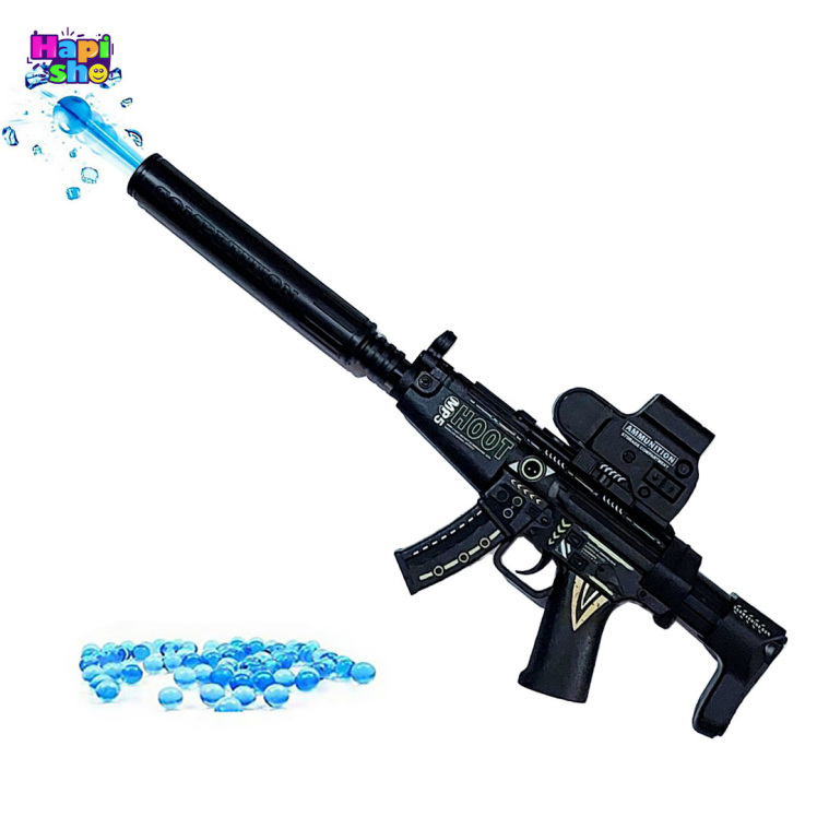 تفنگ اسباب بازی تیر ژله ای شارژی مدل MP5 SUBMACHINE GUN
