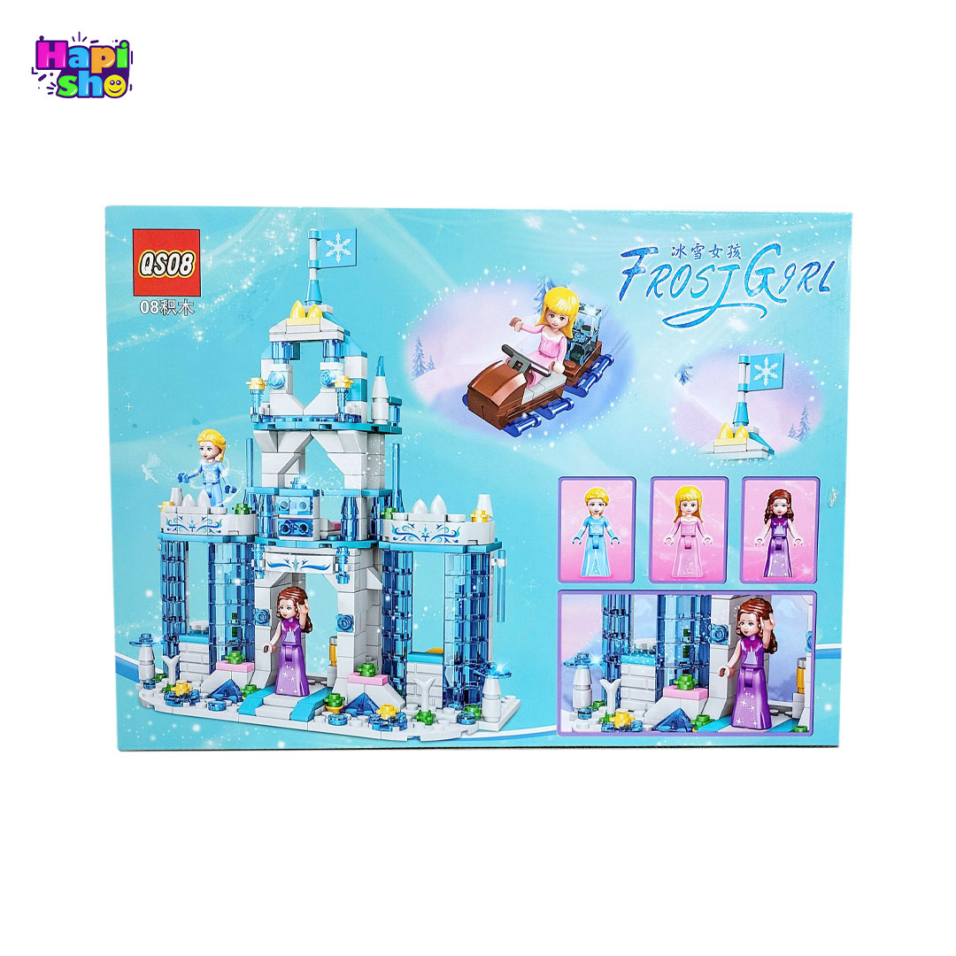  فروش لگو دخترانه قصر بزرگ اسباب بازی frost girl با 501 قطعه_اسباب بازی 