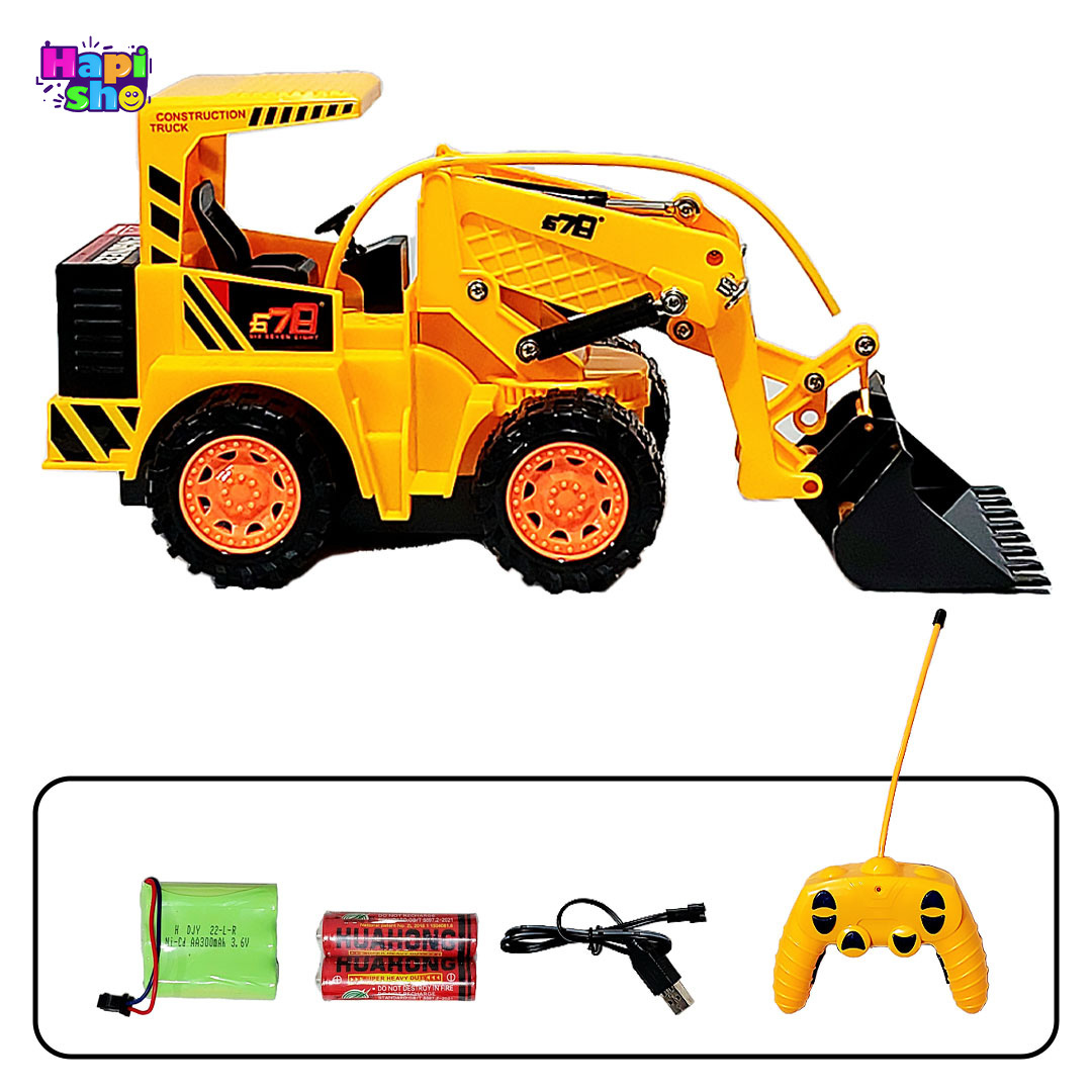 اقلام همراه لودر کنترلی شارژی با بیل متحرک مدل ENGINEER HIGH PERFORMANCE