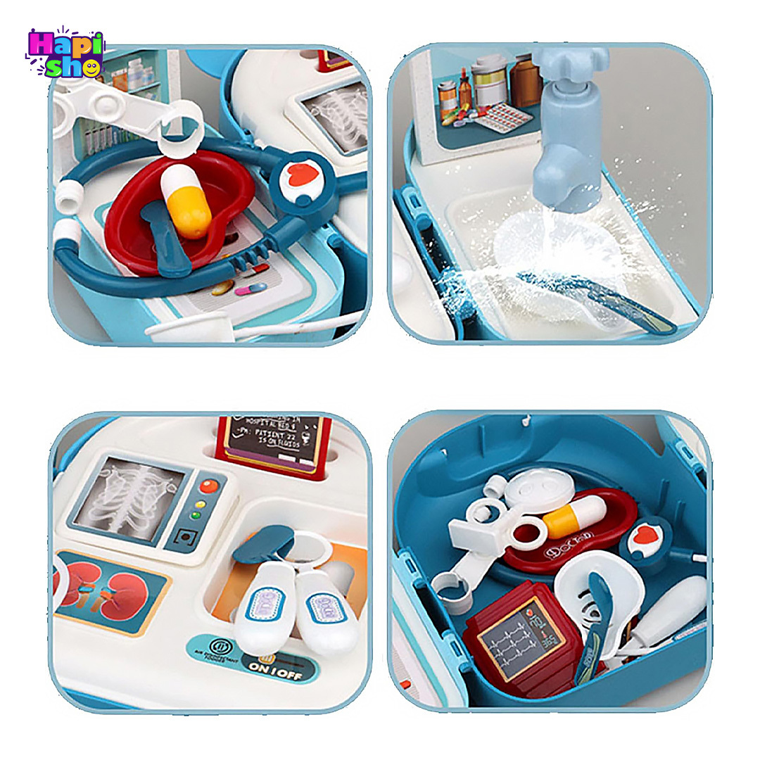  جزییات و مشخصات کامل ست اسباب بازی پزشکی کوله پشتی 2 در 1 مدل Dream Backpack–اسباب بازی 