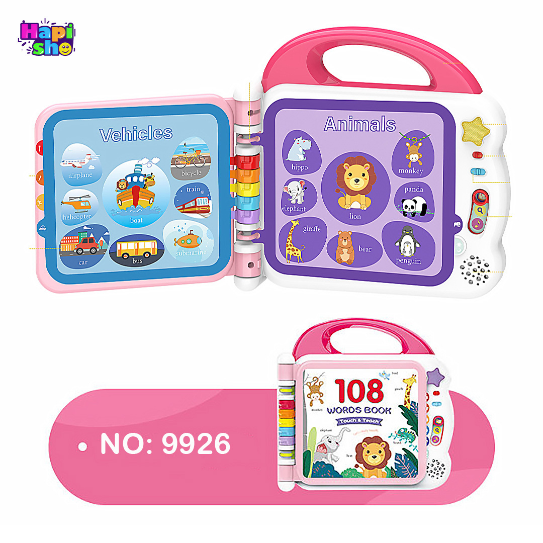  فروش اسباب بازی کتاب موزیکال آموزشی با بلوتوث و 108 کلمه انگلیسی Kid Melody–اسباب بازی 