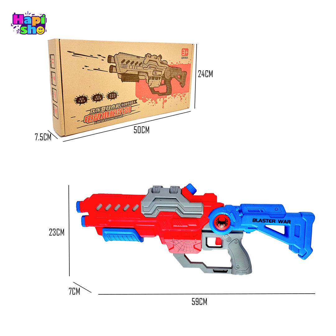  فروش تفنگ آبپاش برقی بزرگ مخزن دار مدل اسپایدر من دو نازله 
