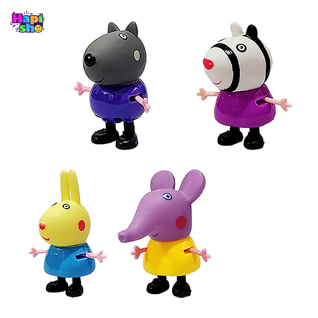  بهترین فیگور خانواده پپاپیگ جدید مجموعه 11 عددی مدل Happy Pig–اسباب بازی 