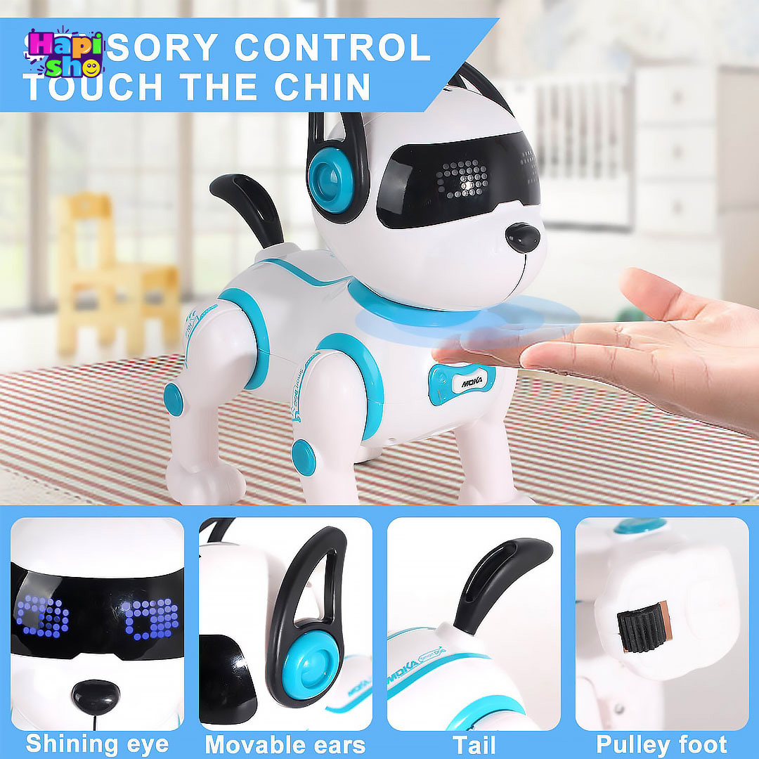  سنسور اسباب بازی ربات سگ کنترلی سخنگو هوشمند مدل MOKA ROBOT DOG 