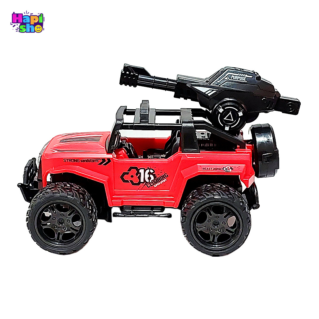 قیمت ماشین کنترلی آفرود شارژی جیپ با پرتاب تیر ژلهای WATER BOMB CAR