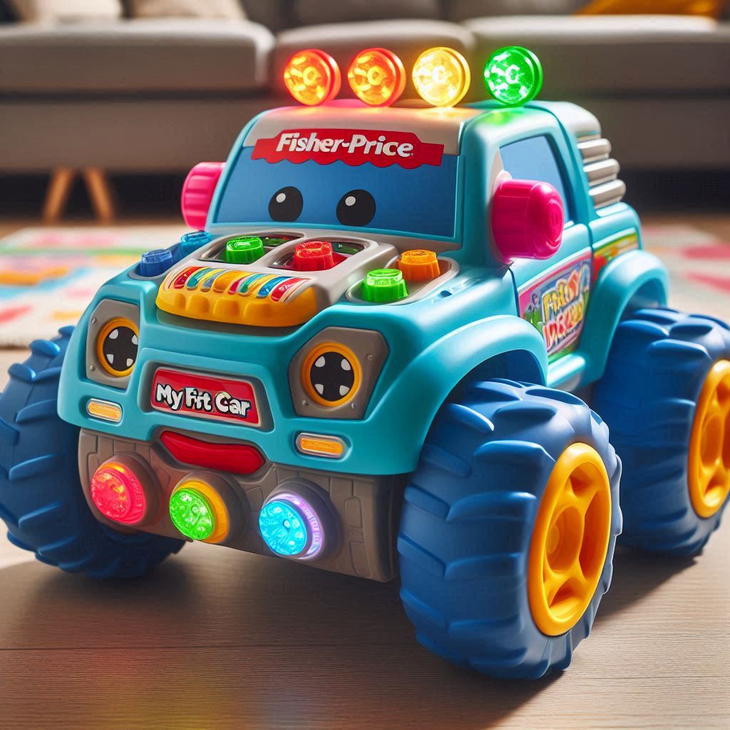 ماشین کنترلی Fisher-Price My First RC Car مناسب برای کودکان خردسال