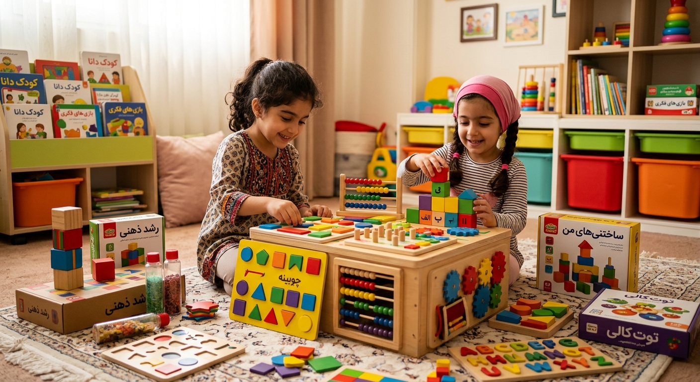 بازی فکری و آموزشی برای تقویت مهارت های ذهنی کودک