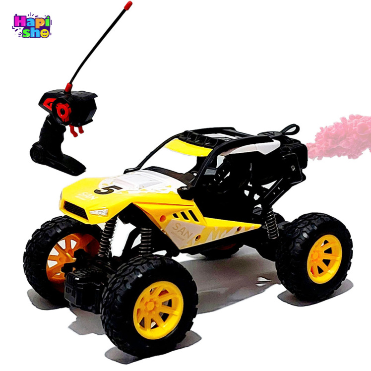 ماشین کنترلی آفرود دودزا شارژی با ریموت تفنگی مدل SPRAY OFF ROAD CAR_اسباب بازی